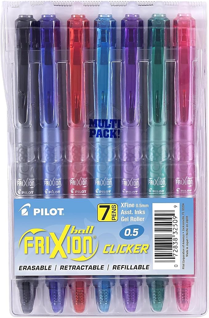 Pilot FriXion Clicker Erasable, Refillable & Retractable Gel Ink Pens Extra - Image 2