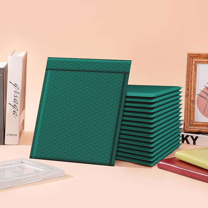 Fuxury Forest Green Bubble Mailers 8.5x12" Usable 8.5x11" Padded Envelopes | 25 - Image 5