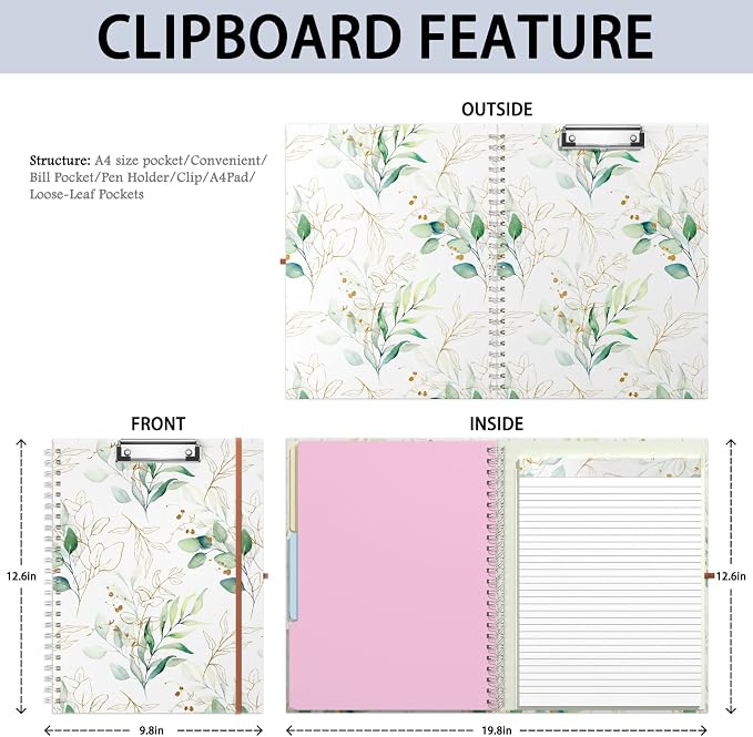 Rimilak Spiral Clipboard Folio - Image 2