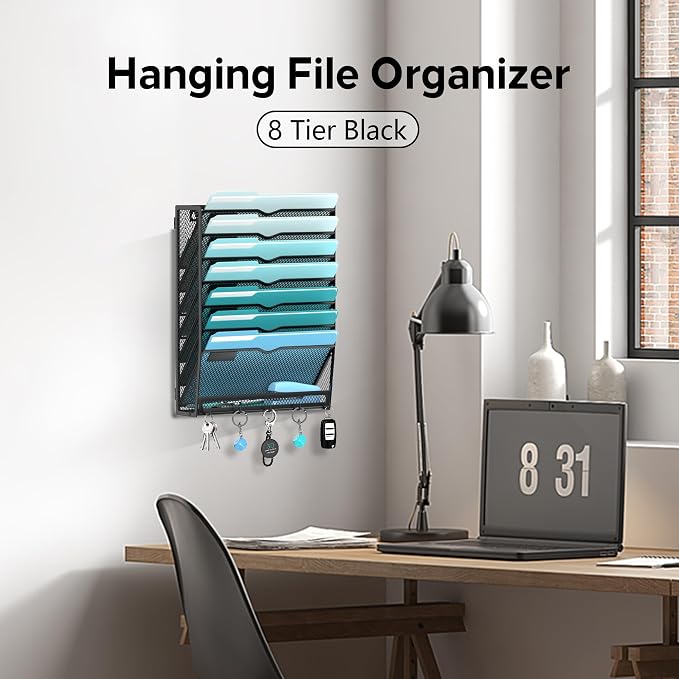 8-Tier Hanging Wall File Organizer - Image 5