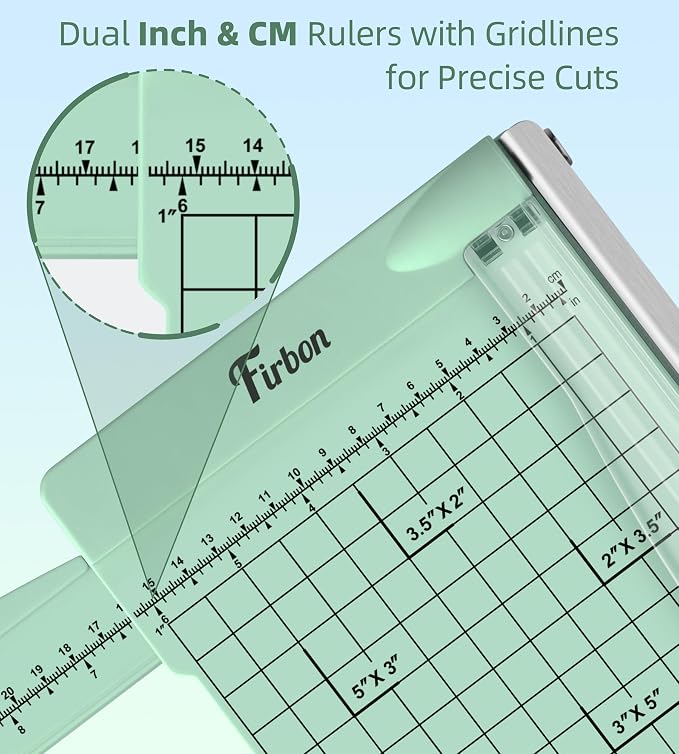 Firbon 12" Guillotine Paper Cutter - Image 4