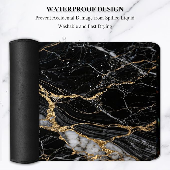 Auhoahsil Desk Mat, Ultra Large Mouse Pad, XXL Gaming Mousepad, Pretty Desk Pad - Image 6