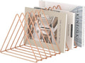 Urban Deco Triangle Desk Organizers Metal Wire Magazine Holder 10 Sections by UrbanDeco