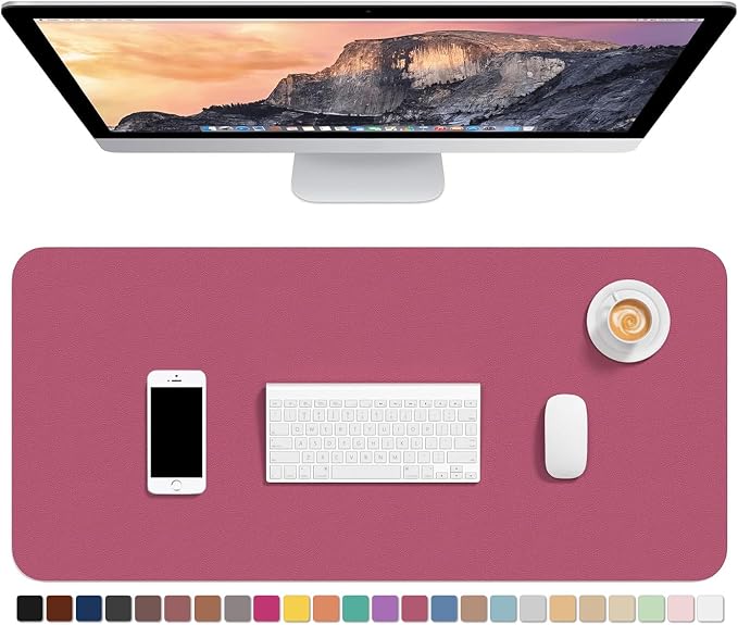 Hsurbtra Desk Pad, XL Extended Mouse Pad, Waterproof Desktop Blotter Protector by Hsurbtra