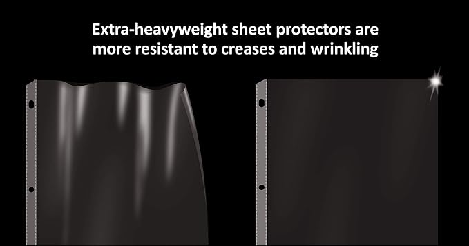 GOLD SEAL 400 Count Diamond Clear Extra Heavyweight Sheet Protectors, 4 mils - Image 3