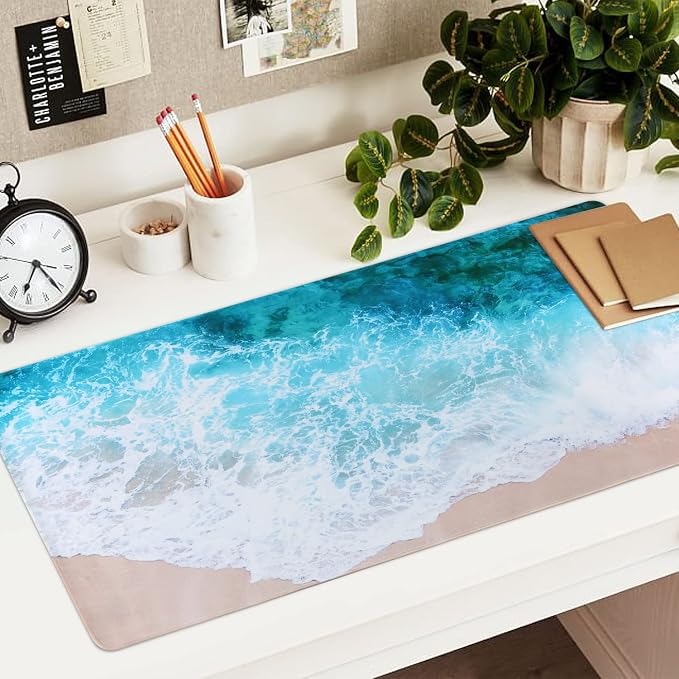 iCasso Extended Gaming Mouse Pad, Large Non-Slip Rubber Base Mousepad - Image 6