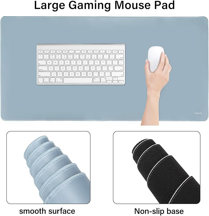 MOSISO Keyboard Mouse Pad Set, Large Gaming Mouse Pad&Rectangular Keyboard - Image 4