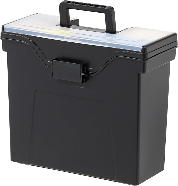 IRIS USA Portable File Box by IRISUSA