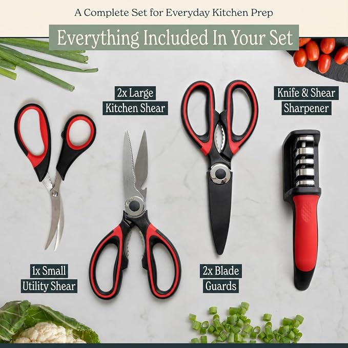 Heavy Duty Kitchen Shears With Sharpener - Image 3