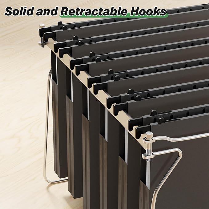 ANSOOK Hanging File Folders Letter Size, Heavy Duty 1" Hang Folder - Image 6