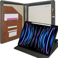 3 Ring Portfolio with iPad Holder, Business Padfolio with Clipboard & Rotating by EPADFOLIOS