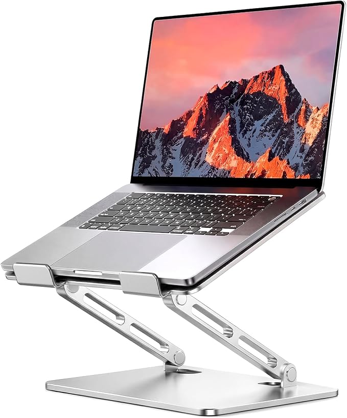 LOXP Adjustable Laptop Stand, Portable Laptop Riser, Aluminum Laptop Stand by LOXP
