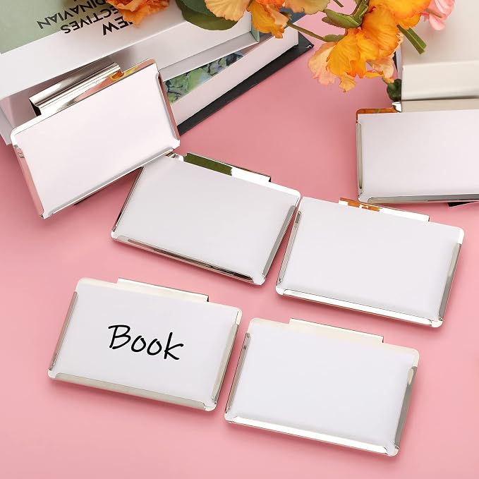 Zonon Basket Bin Labels Clips Label Holders Stainless Label Holders Removable - Image 7