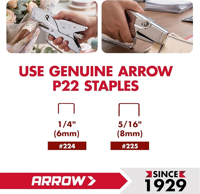 Arrow Fastener P22 Heavy Duty Handheld Plier Stapler - Image 6