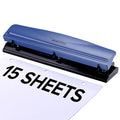 Bostitch 3-Hole Punch, 15 Sheet Capacity, Heavy Duty All-Metal Paper Punch by BostitchOfficeProducts