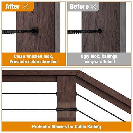 Cable Railing Protector Sleeves - Image 3