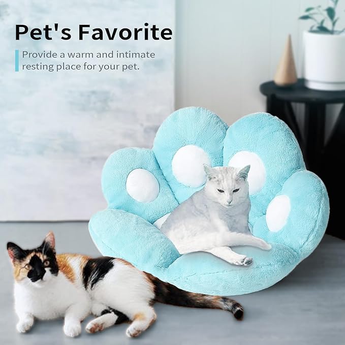 Ditucu Cat Paw Cushion Kawaii Chair Cushions 27.5 x 23.6 inch Cute Stuff Seat - Image 4