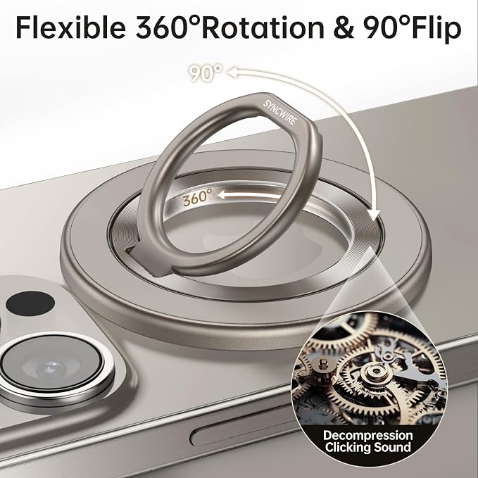 SYNCWIRE Magnetic Phone Ring Holder - Image 2