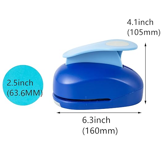 2.5 inch Circle Punch, Paper Circles, Large Hole Punch - Image 6