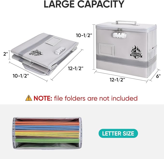 BALEINE Fireproof Document Box - Image 4