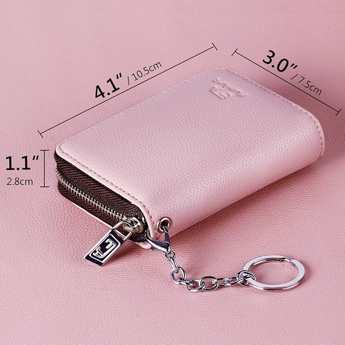 FurArt Zipper Wallet Women, RFID Blocking Credit Card Wallet, Business Card - Image 6
