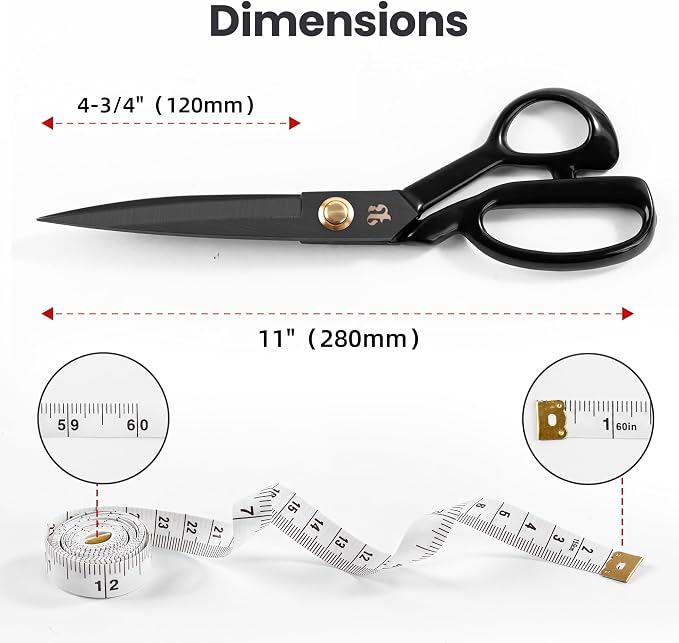Professional 11" Tailor Scissors - Image 2