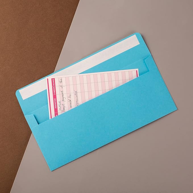 200 Pack Colorful #10 Business Envelopes Self Seal Letter Envelope | Standard - Image 7