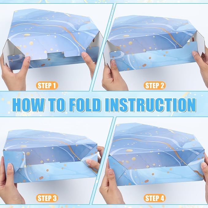 PerKoop 6 Pcs Decorative Magazine File Holders Floral Foldable File Folders - Image 4