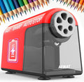 AFMAT Electric Pencil Sharpener Heavy Duty, 6 Holes, Cordless & Rechargeable by AFMAT