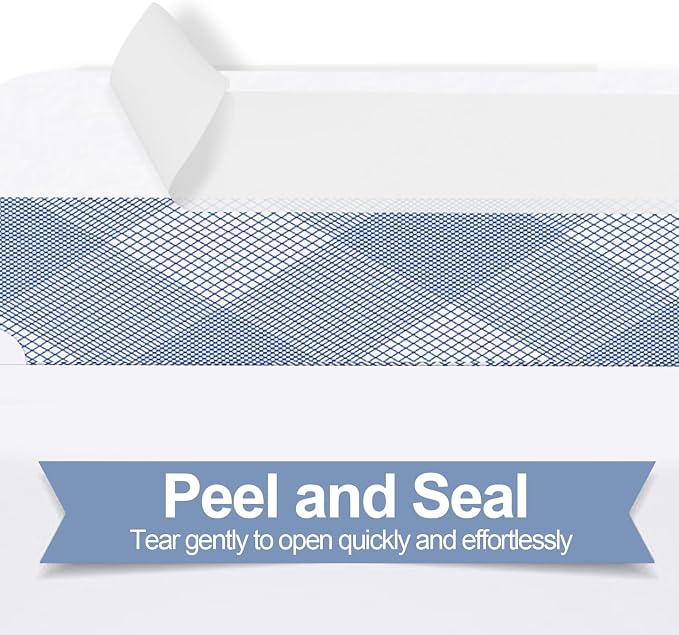 500#8 Self Seal Business Envelopes, PANDRI No.8 Double Window Design - Image 4