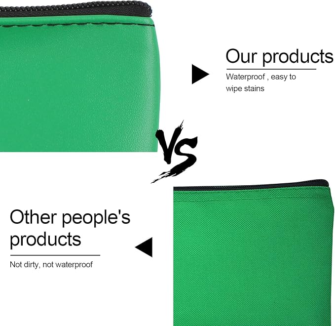 2 Pieces Money Bags with Zipper, 11x6.1 inch Money Pouch, Bank Bag, Cash Bag - Image 5