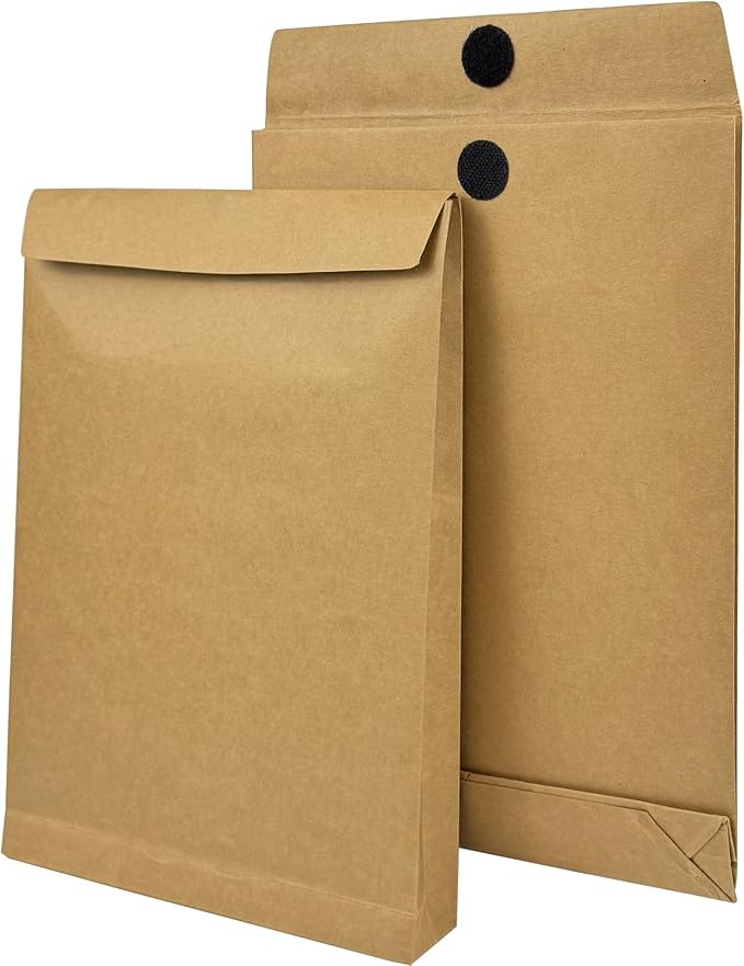 25 Pack Large Expandable Envelopes, 9.3x 13" Big Mailing Envelopes | - Image 3