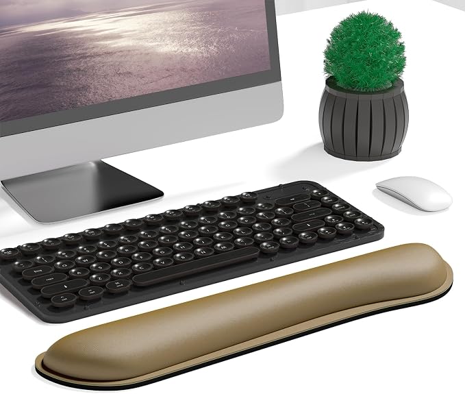 Dapesuom Enlarge Keyboard Wrist Rest, Cute Memory Foam Keyboard Wrist Cushion - Image 2