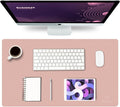K KNODEL Small Office Leather Desk Mat, Mouse and Keyboard Pad, Computer and by K+KNODEL