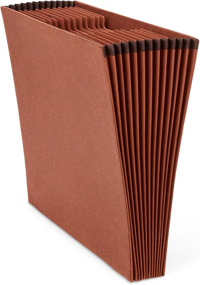 Blue Summit Heavy Duty Expanding File, Open Top, Letter Size, Monthly Organizer - Image 3