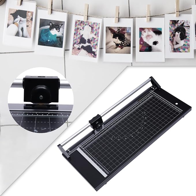 24 Inch Commercial Manual Precision Rotary Paper Trimmer Cutter, Heavy Duty - Image 5