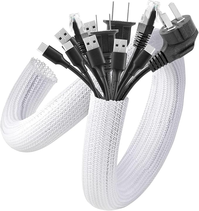 AGPTEK Cable Sleeve Cover, Home Office Wire Management Computer TV Wire Loom by AGPTEK