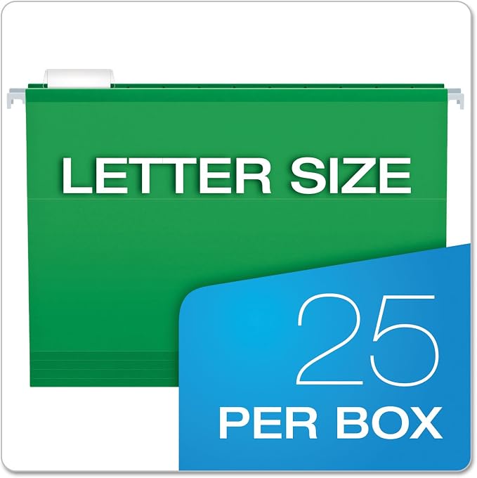 Pendaflex 04152X2 BGR Extra Capacity Reinforced Hanging Folders, Bright Green - Image 5