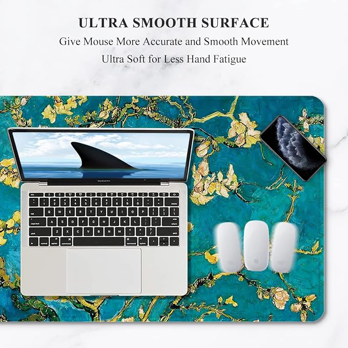 Auhoahsil Desk Pad, XXL Large Mouse Pad, Extended Gaming Mousepad, Cute Desk Mat - Image 3