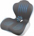 Car Seat Cushion with Lumbar Support Pillow, Memory Foam Office Chair Cushion by Nisuez