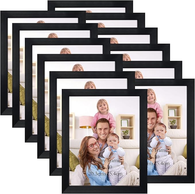 Giftgarden Black 8x10 Picture Frame Bulk, 12 Pack by Giftgarden