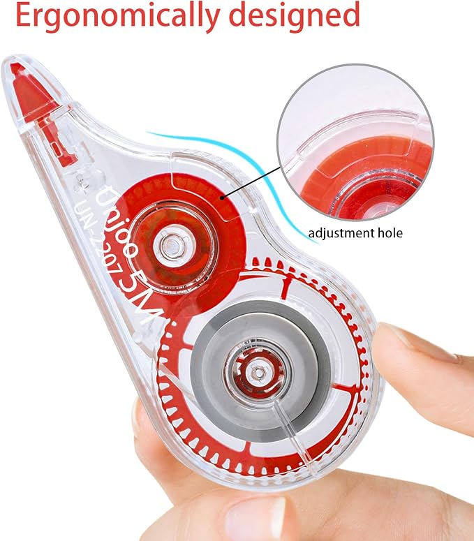 Unjoo White Correction Tape, For school, Office | Easy To Use Applicator for - Image 3
