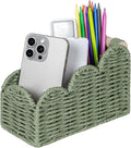 CubesLand Scalloped TV Remote Control Holder Bedside Candy Organizer, Office by CubesLand