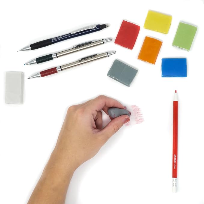 June Gold 6 Gray Kneaded Erasers, and Brighten Your Sketches and Drawings - Image 2