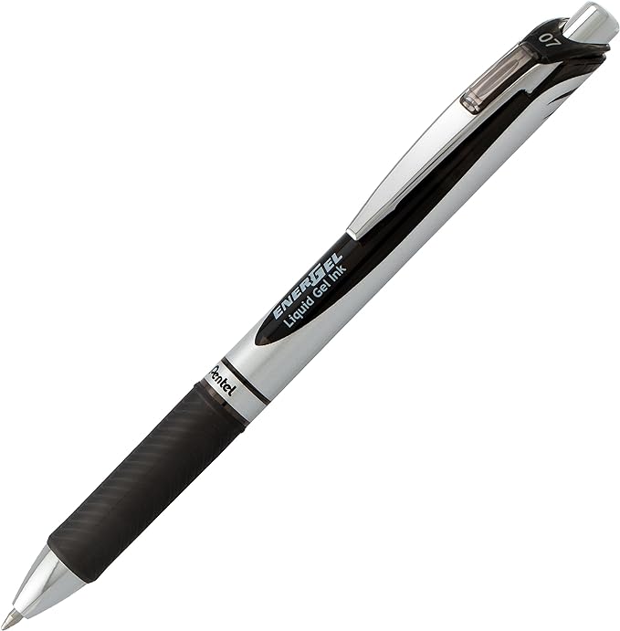 Pentel EnerGel RTX Retractable Liquid Gel Pen, Medium Line, Metal Tip - Image 2