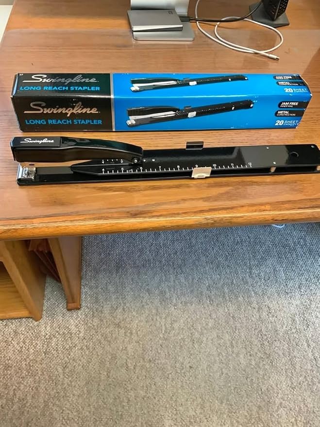 Swingline Long Reach Stapler, 20 Sheet Capacity, Jam Free - Image 5
