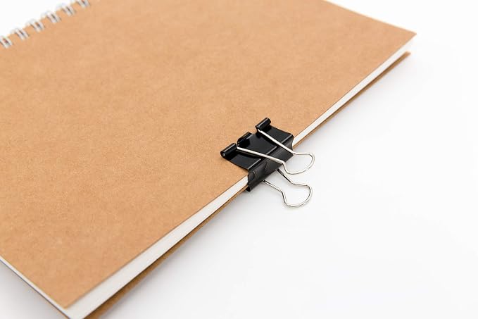 DSTELIN Binder Clips Paper Clamps Assorted Sizes 150 Count, X Small and Micro - Image 3