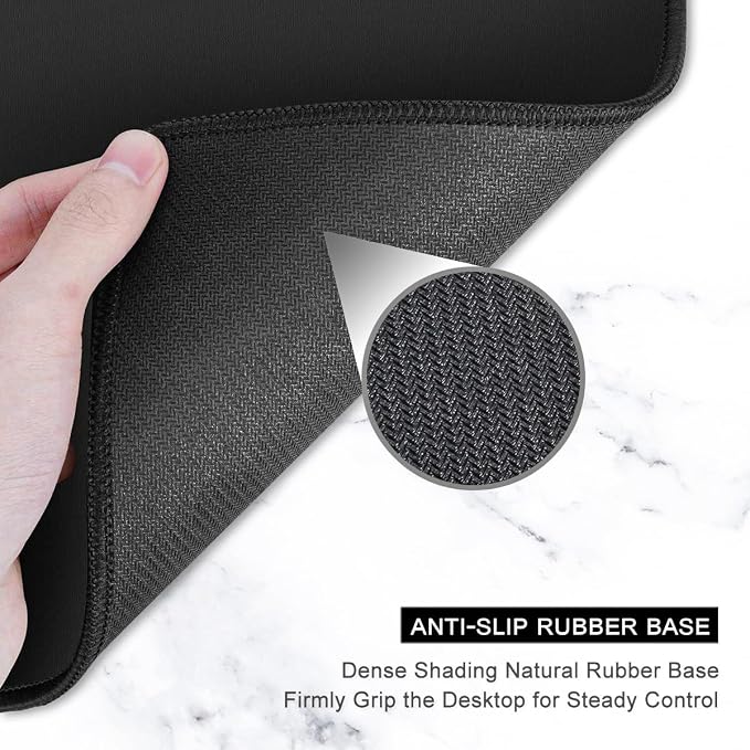 Auhoahsil Desk Pad, XL Extended Large Gaming Mouse Pad 31.5 x 11.8 Inch - Image 4