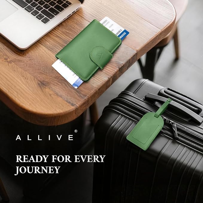 ALLIVE Rfid Passport Holder for Travel Women, Rfid Passport Cover Wallet - Image 6