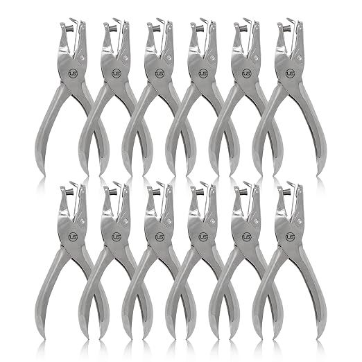 Single Hole Punch 12 PK Hole Puncher by UltimateStationery